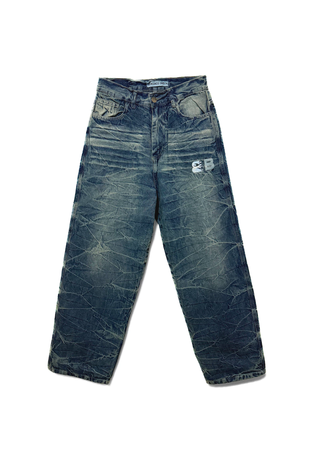 OUT 2.0 - JEAN BAGGY CON BORDADO