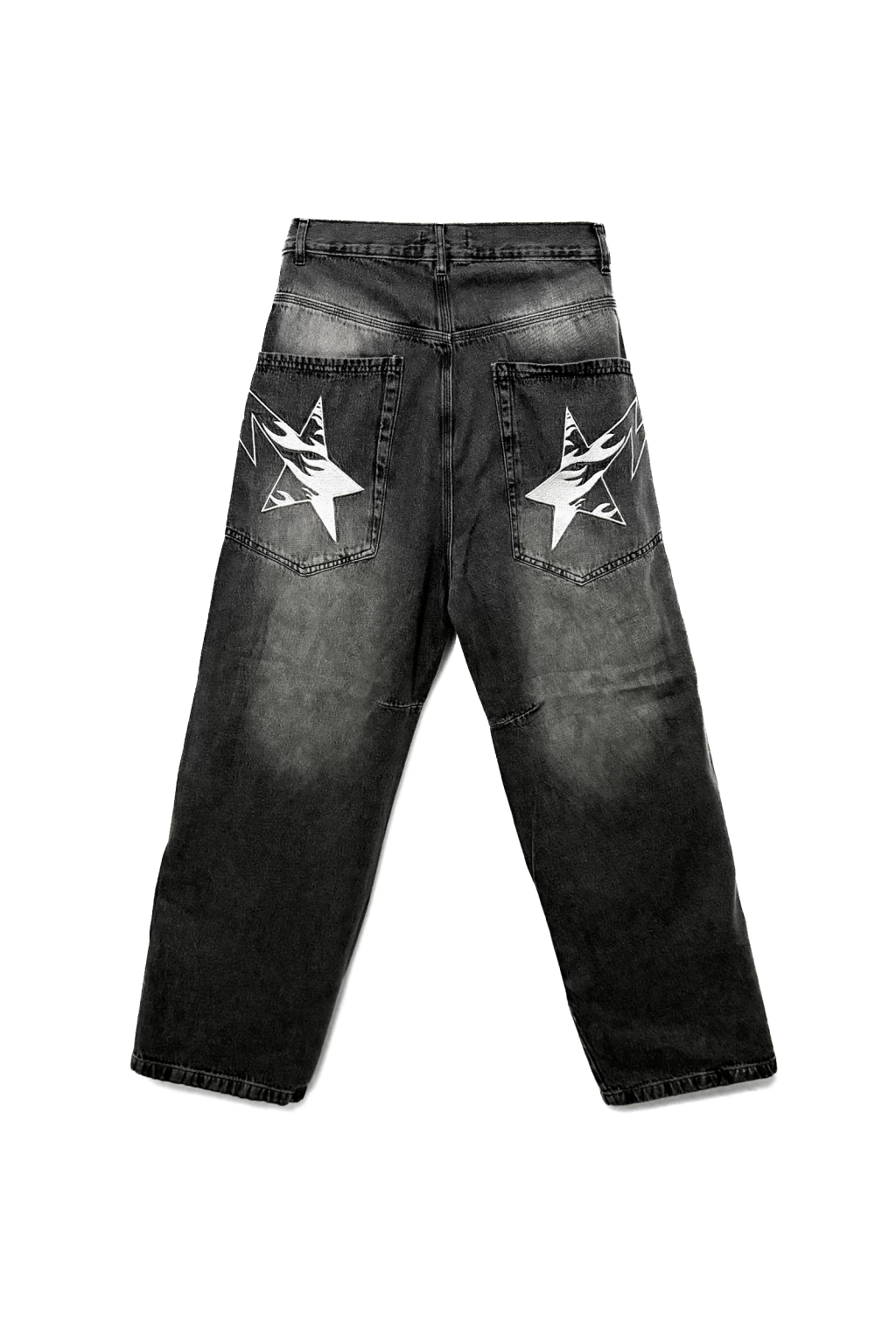 KENDRI - JEANS BAGGY BORDADO ESTRELLA