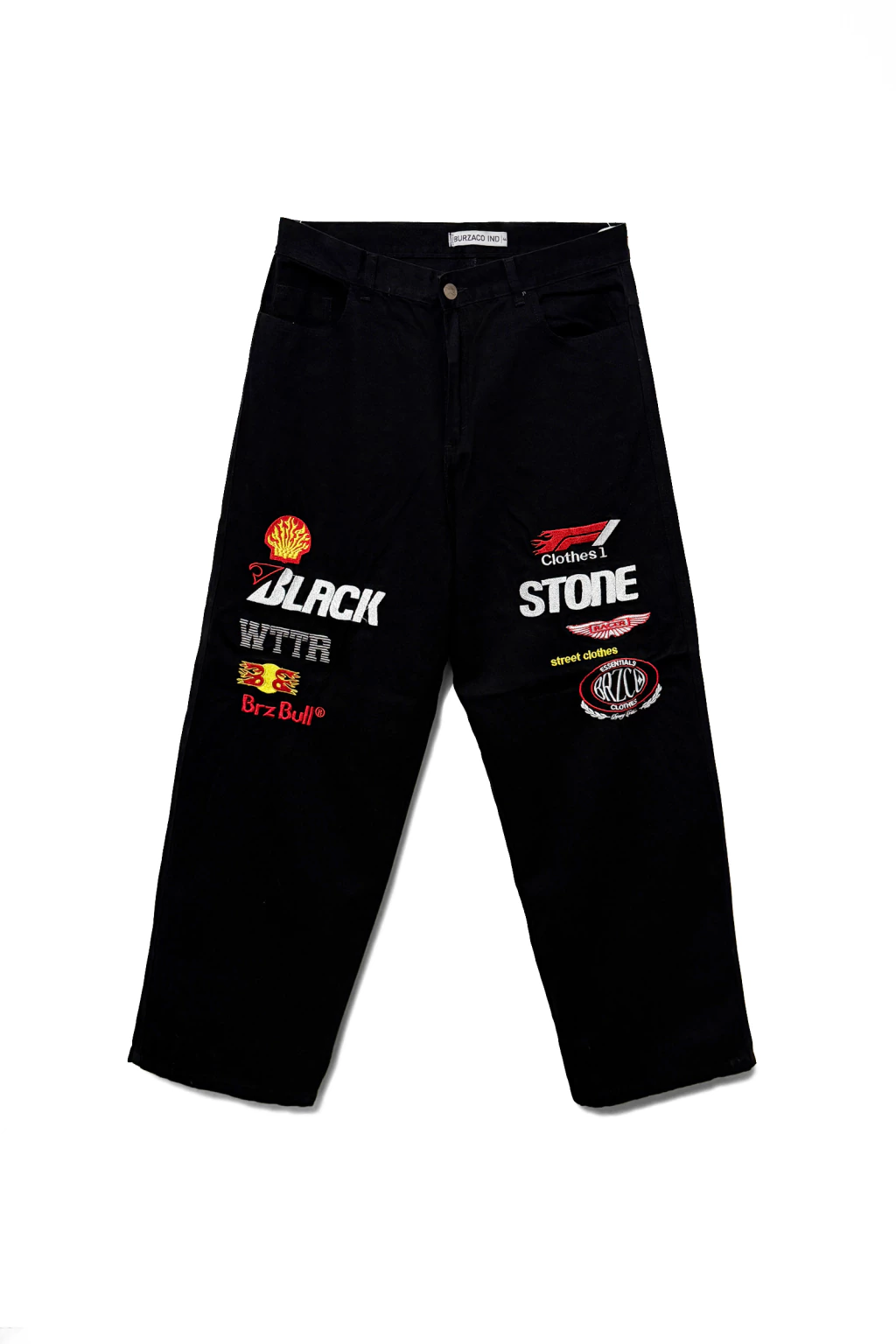 F1 2.0 - BAGGY JEAN BORDADO