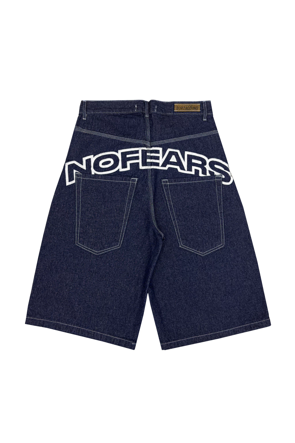 1 RAW BLU - BERMUDA JORT BORDADO