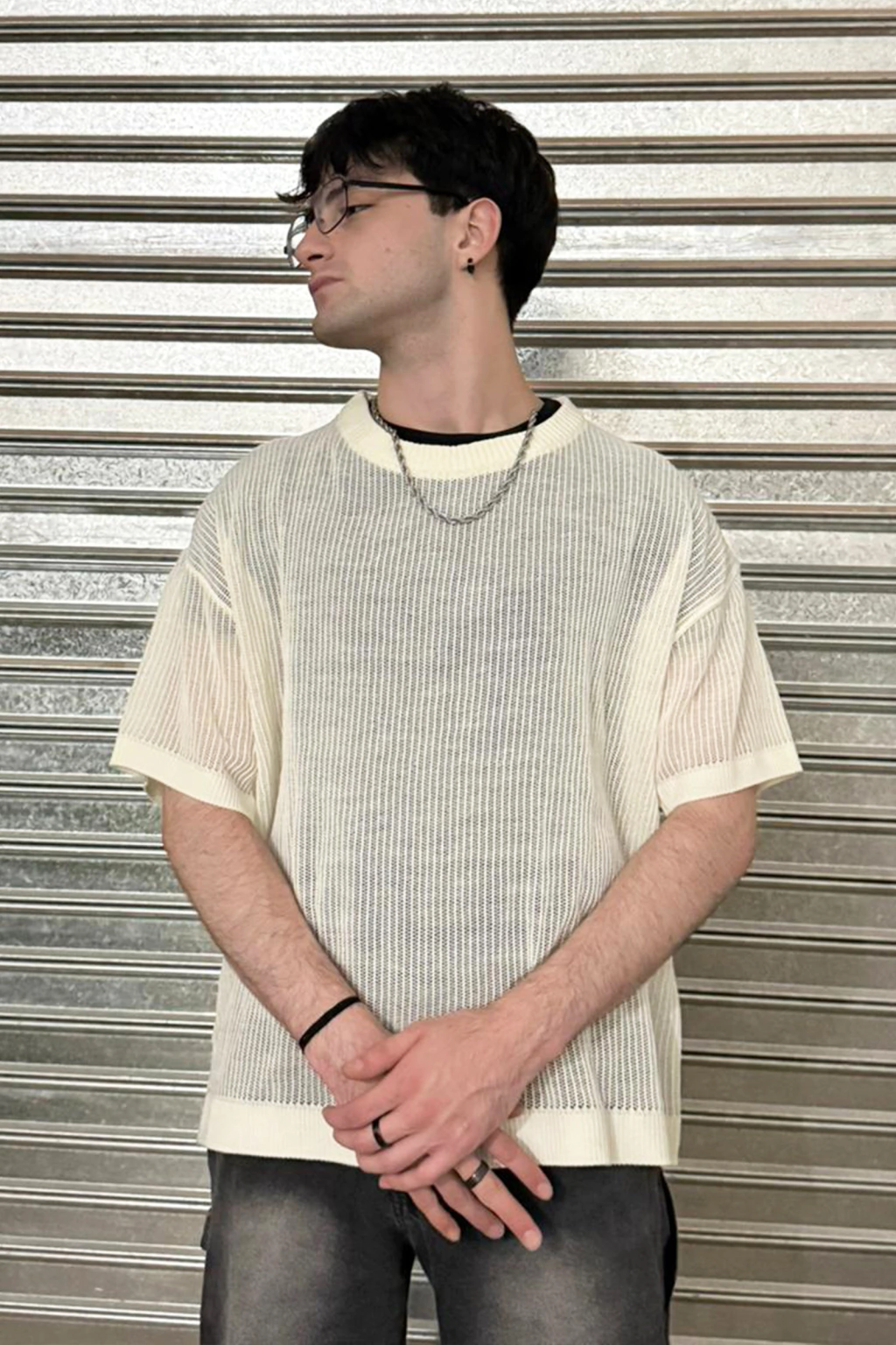 IMPACT - REMERA KNIT OVERSIZE