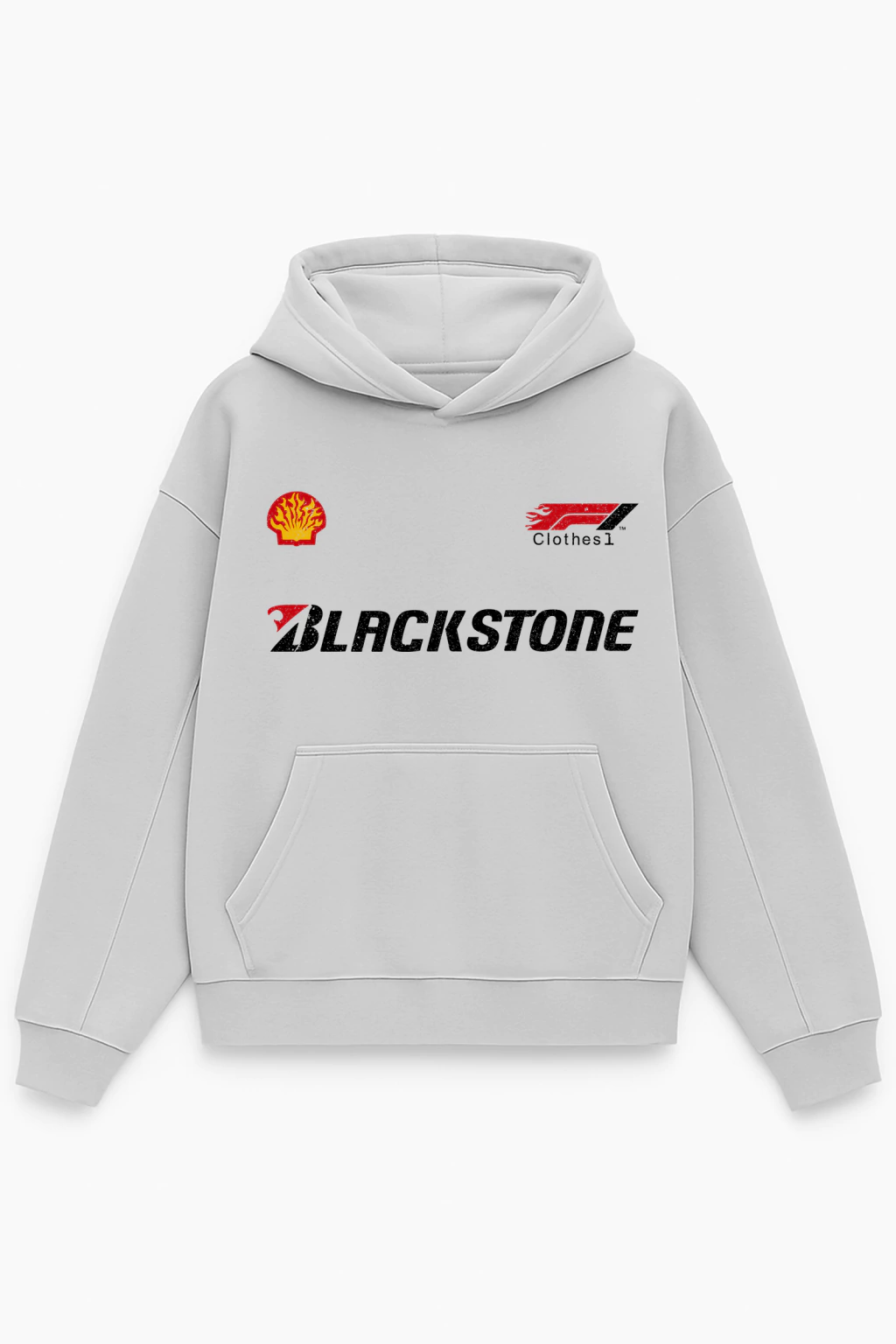 3 BLACKSTONE - HOODIE FRIZADO BOXY