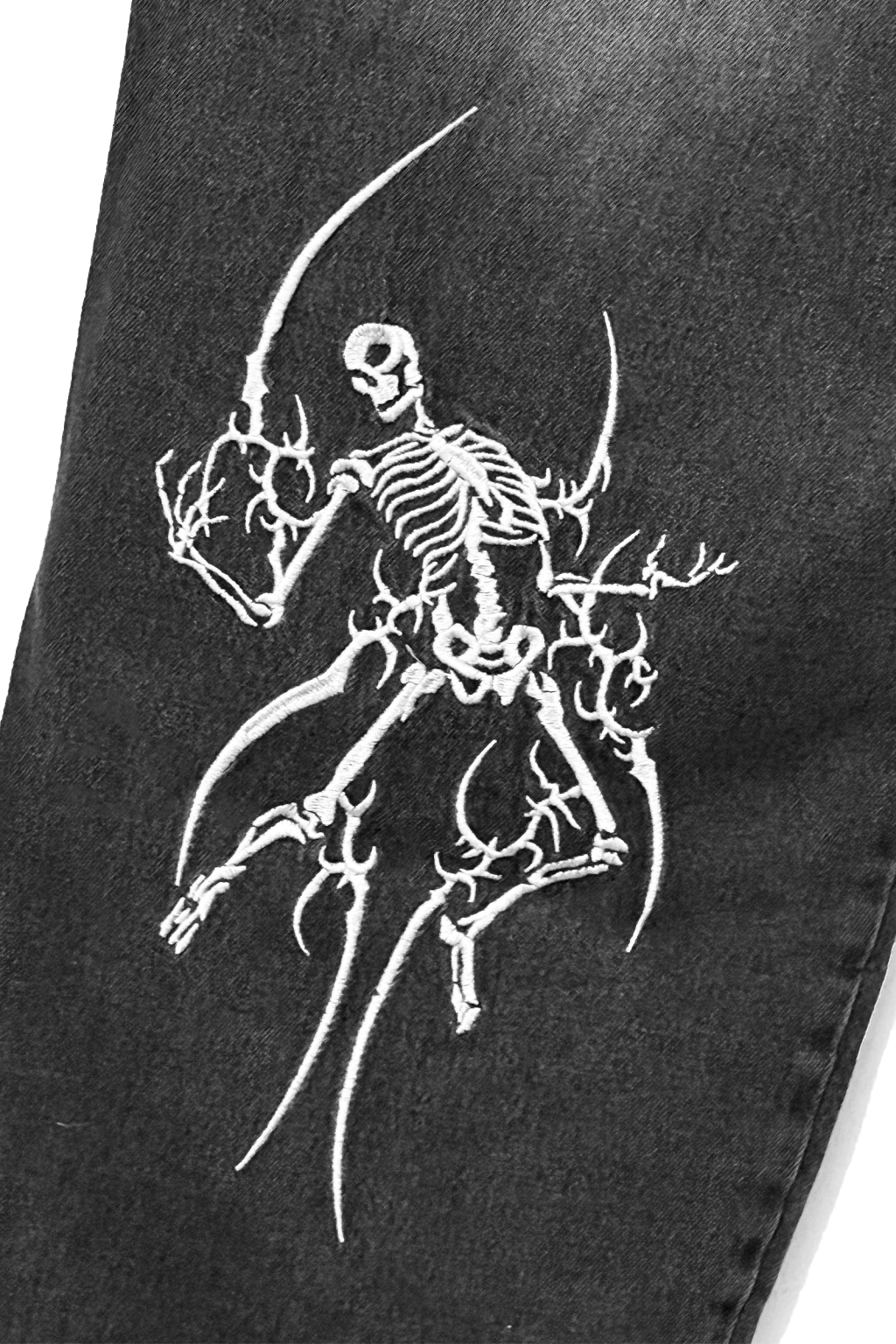 CRANIUM - BAGGY JEAN BORDADO