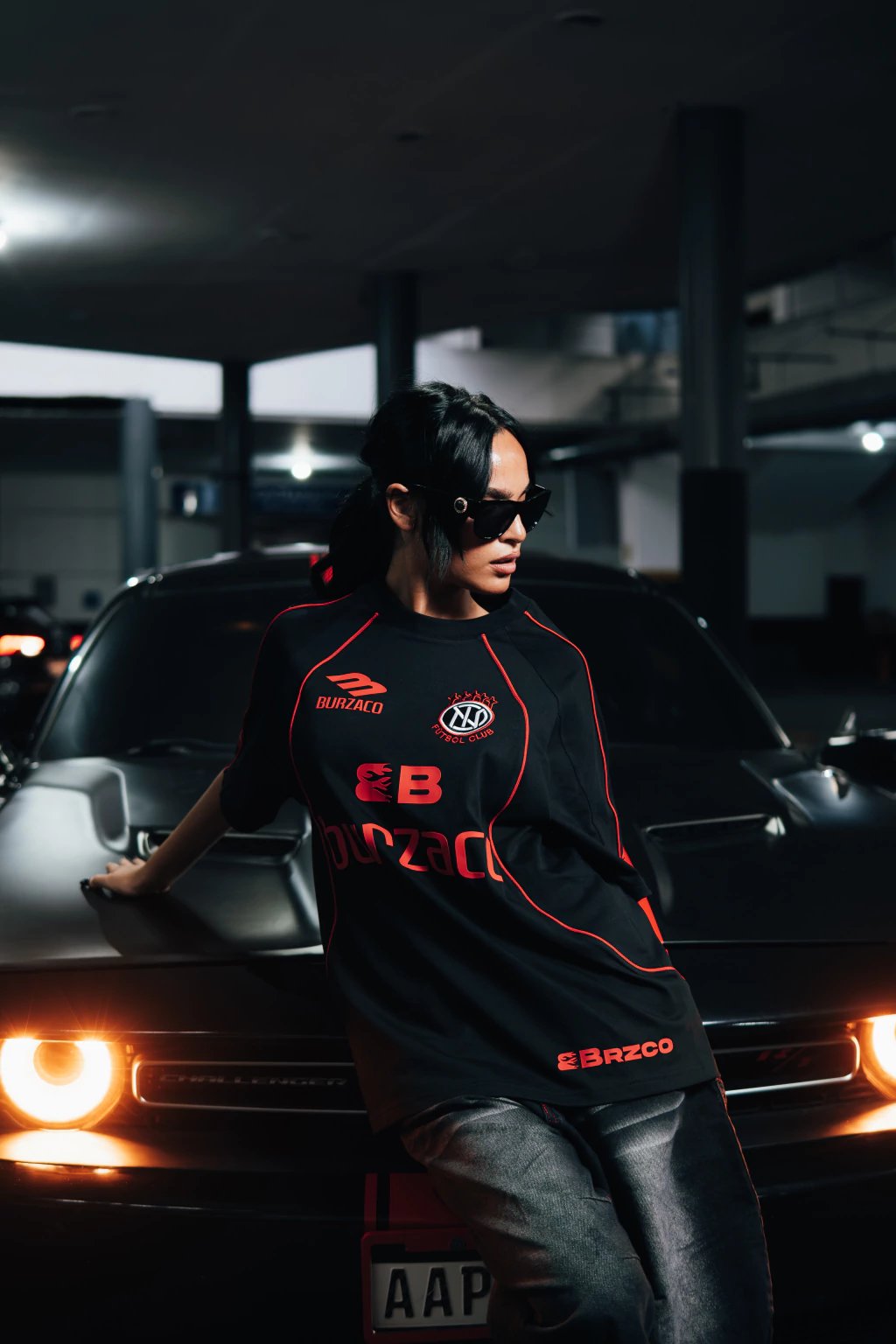 WL2566 - 01 - BURZACO FC - TSHIRT OVERSIZE