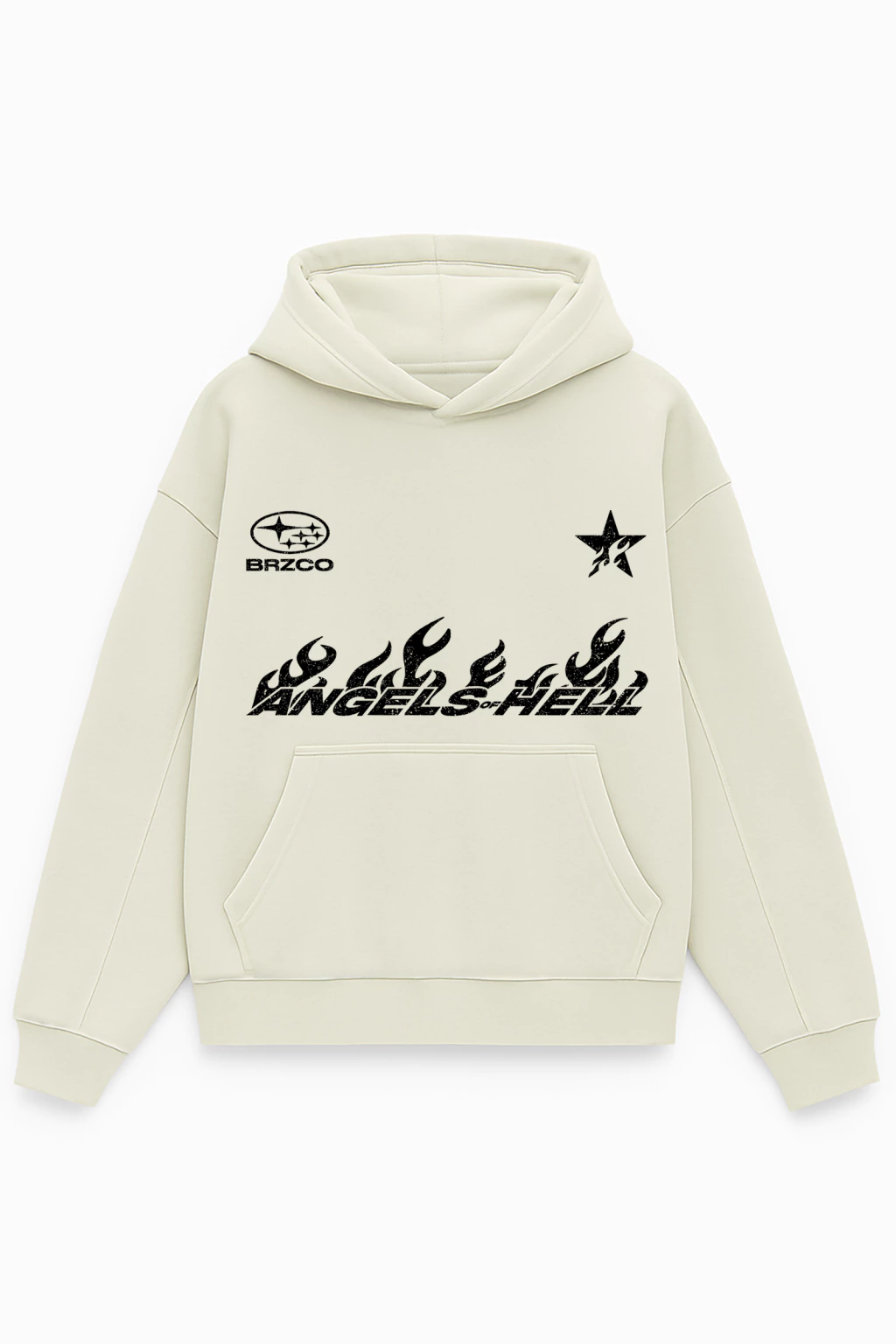 4 ANGELS - HOODIE FRIZADO BOXY