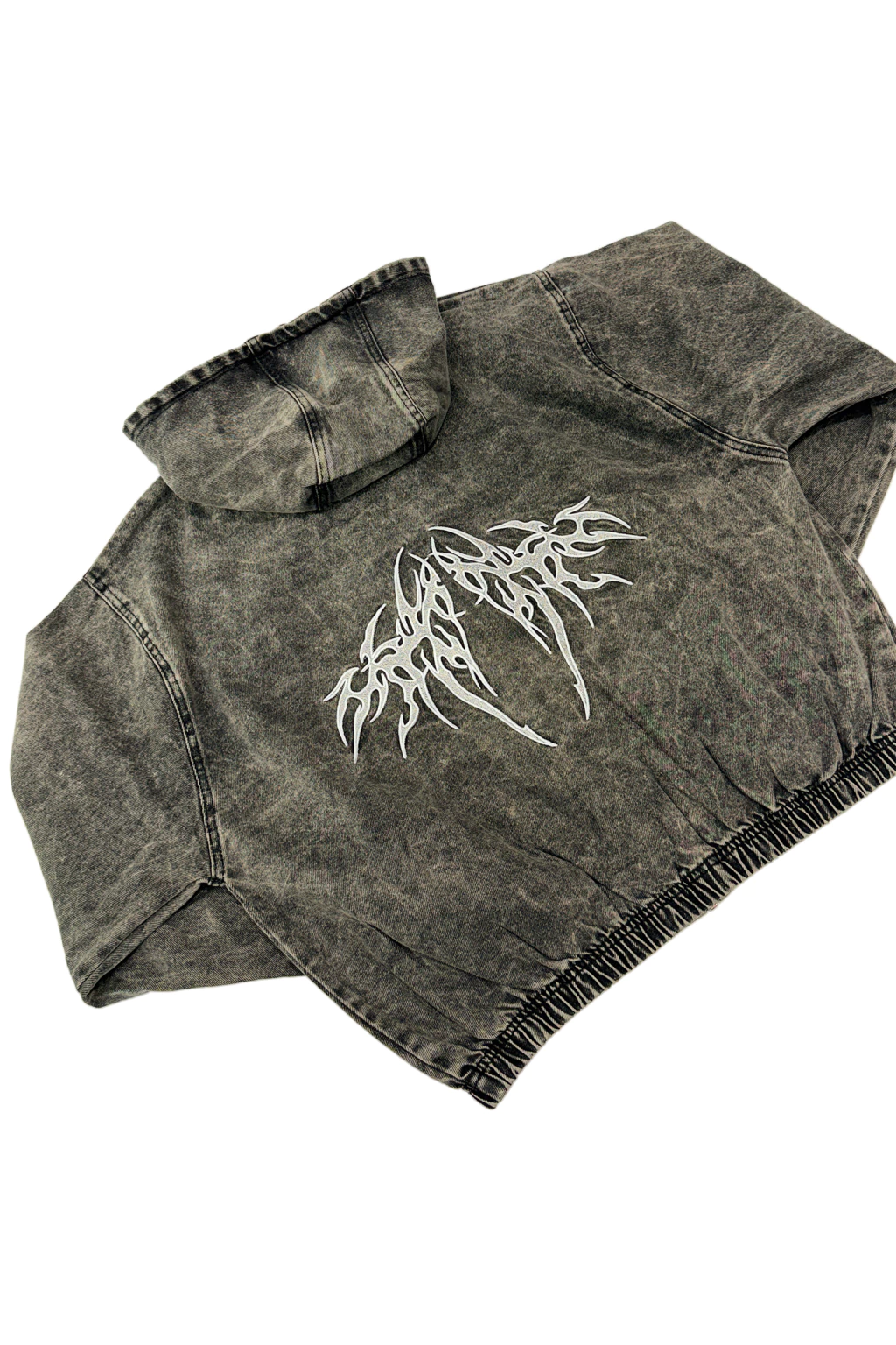 BRONZ - CAMPERA JEAN CON BORDADO