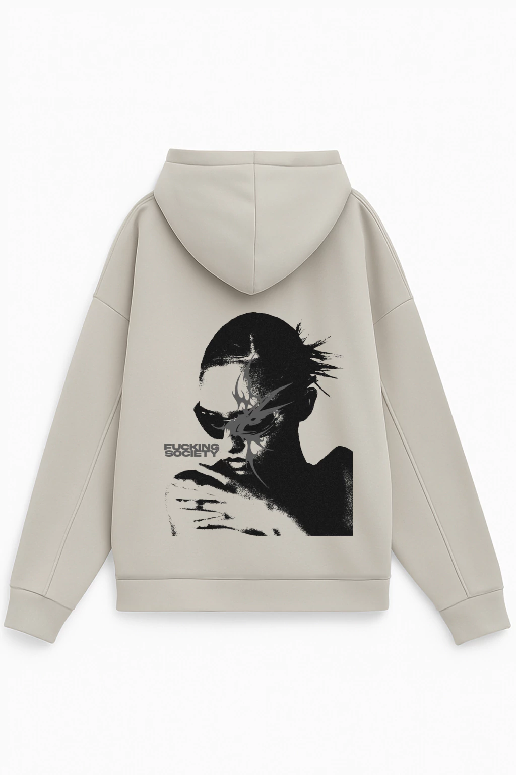 SOCIETY - HOODIE FRIZADO BOXY