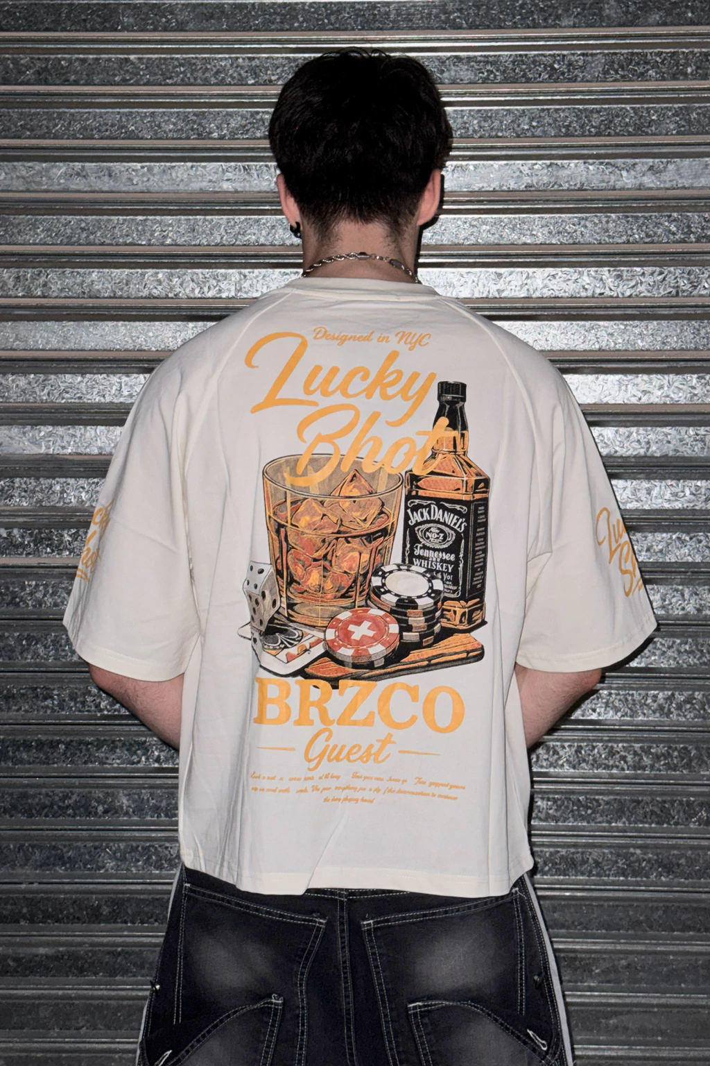 WHISKY - REMERA RANGLAN BOXY