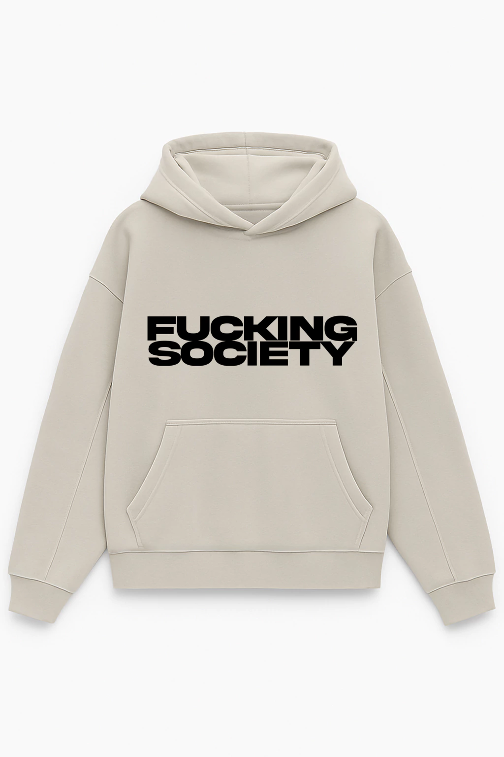 SOCIETY - HOODIE FRIZADO BOXY