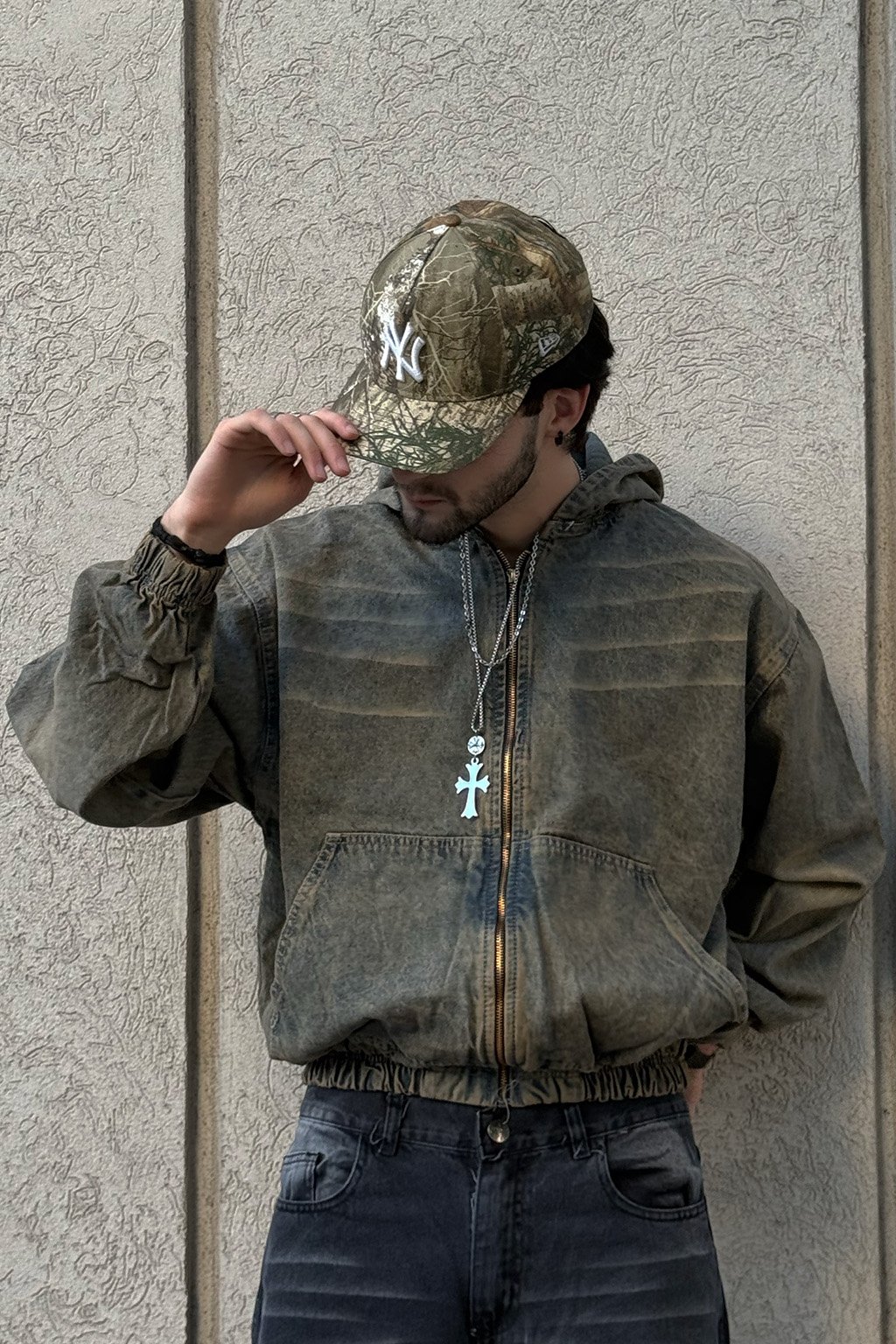 LEVI - CAMPERA JEAN BORDADA