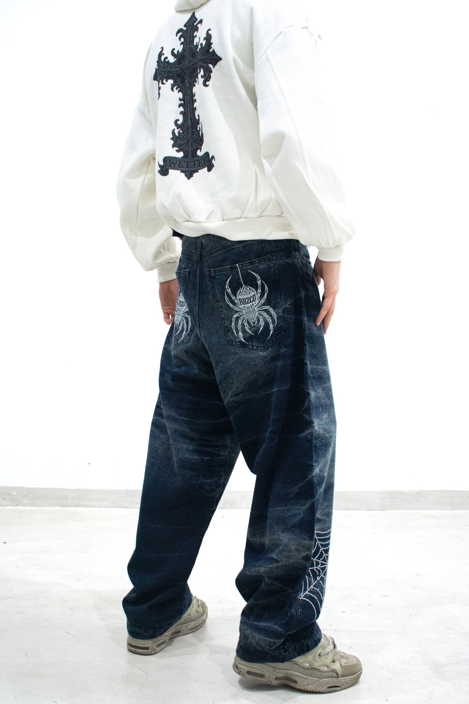 SPY - BAGGY JEAN CON STRASS