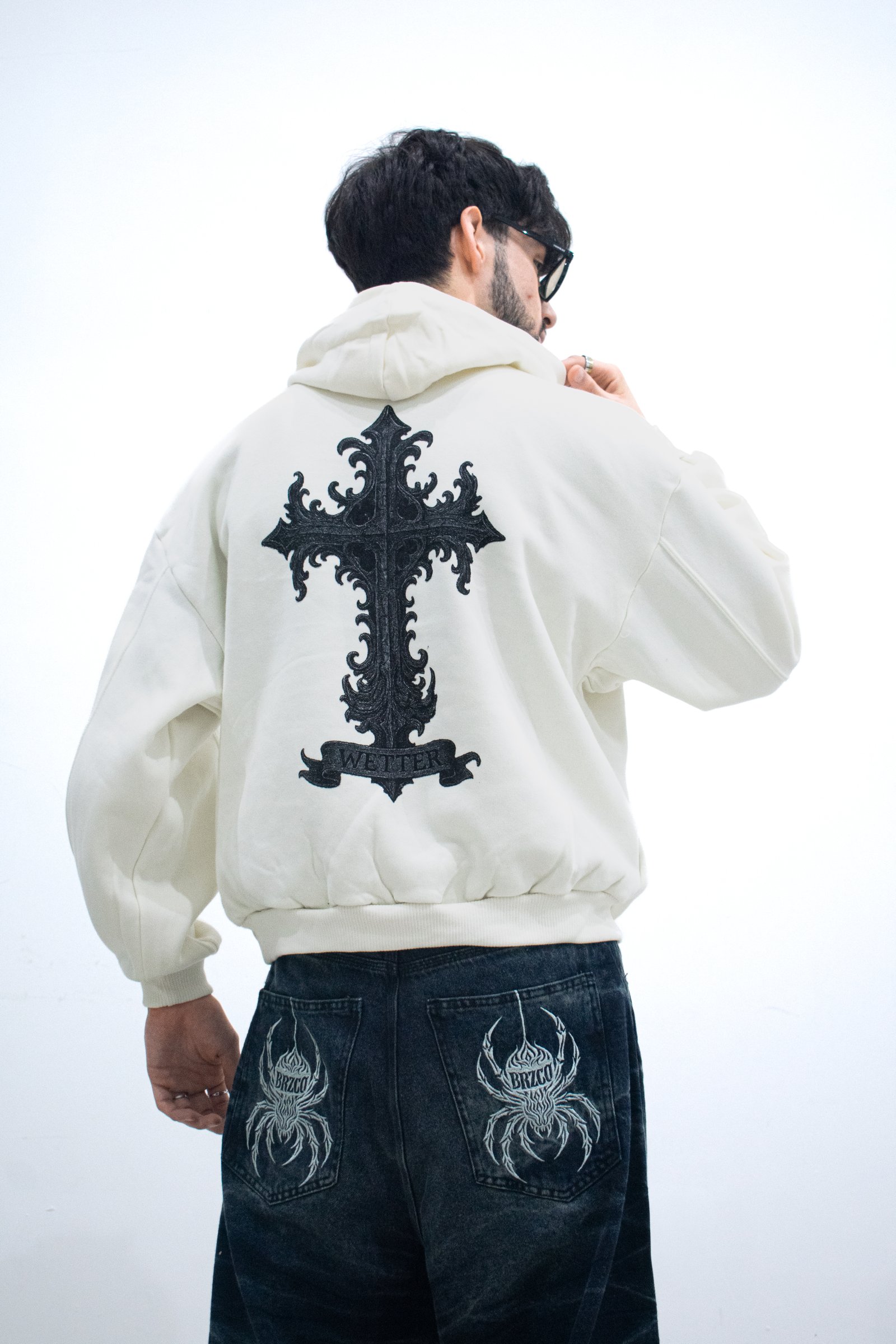 CRUZ - HOODIE FRIZADO BOXY