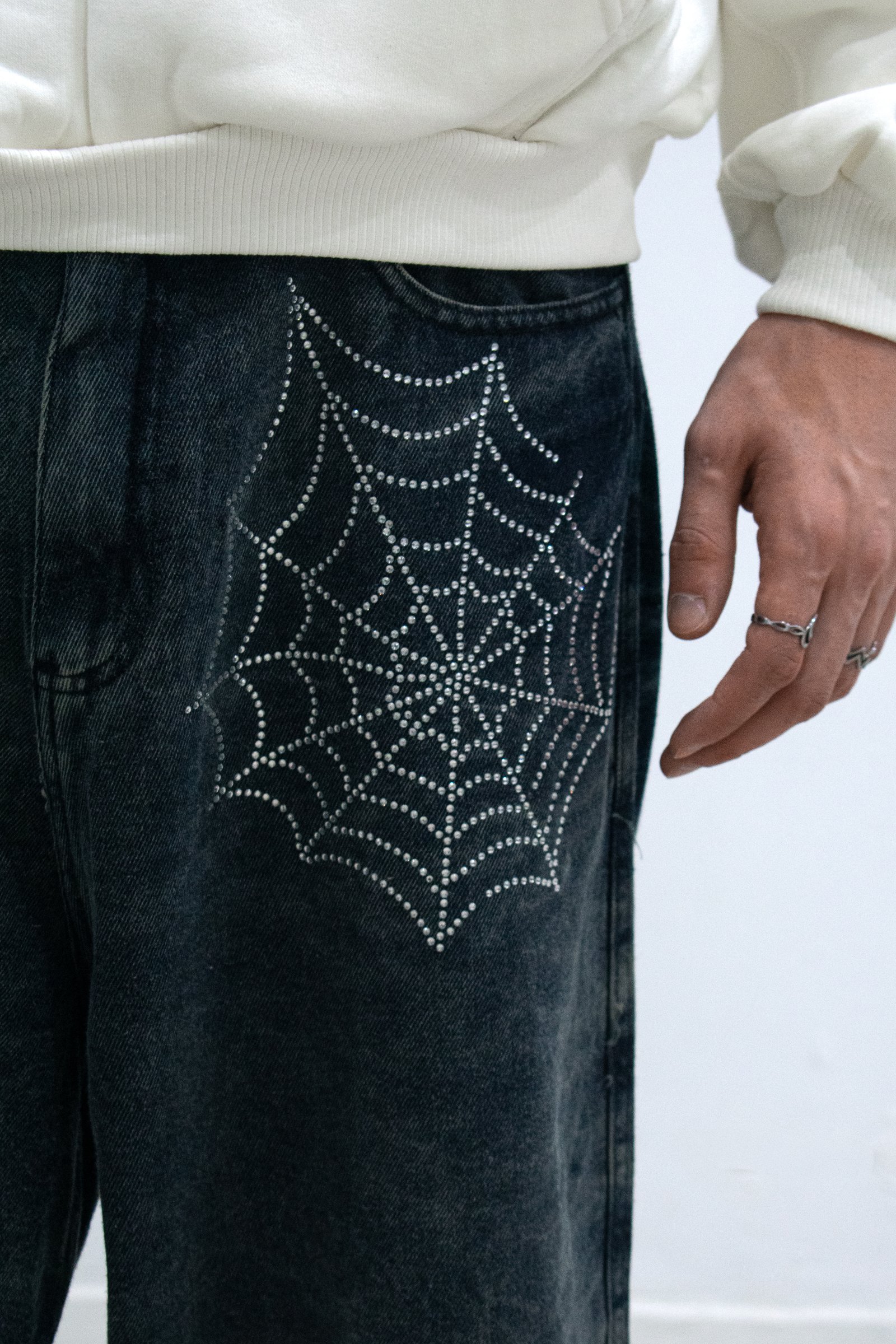 SPY - BAGGY JEAN CON STRASS