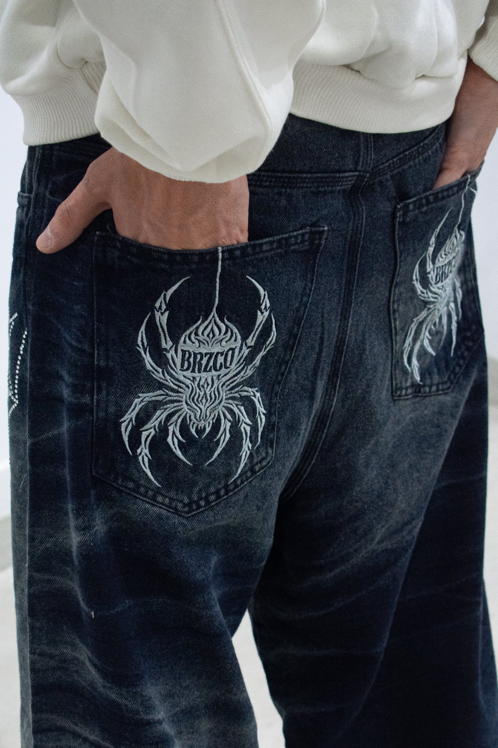 SPY - BAGGY JEAN CON STRASS
