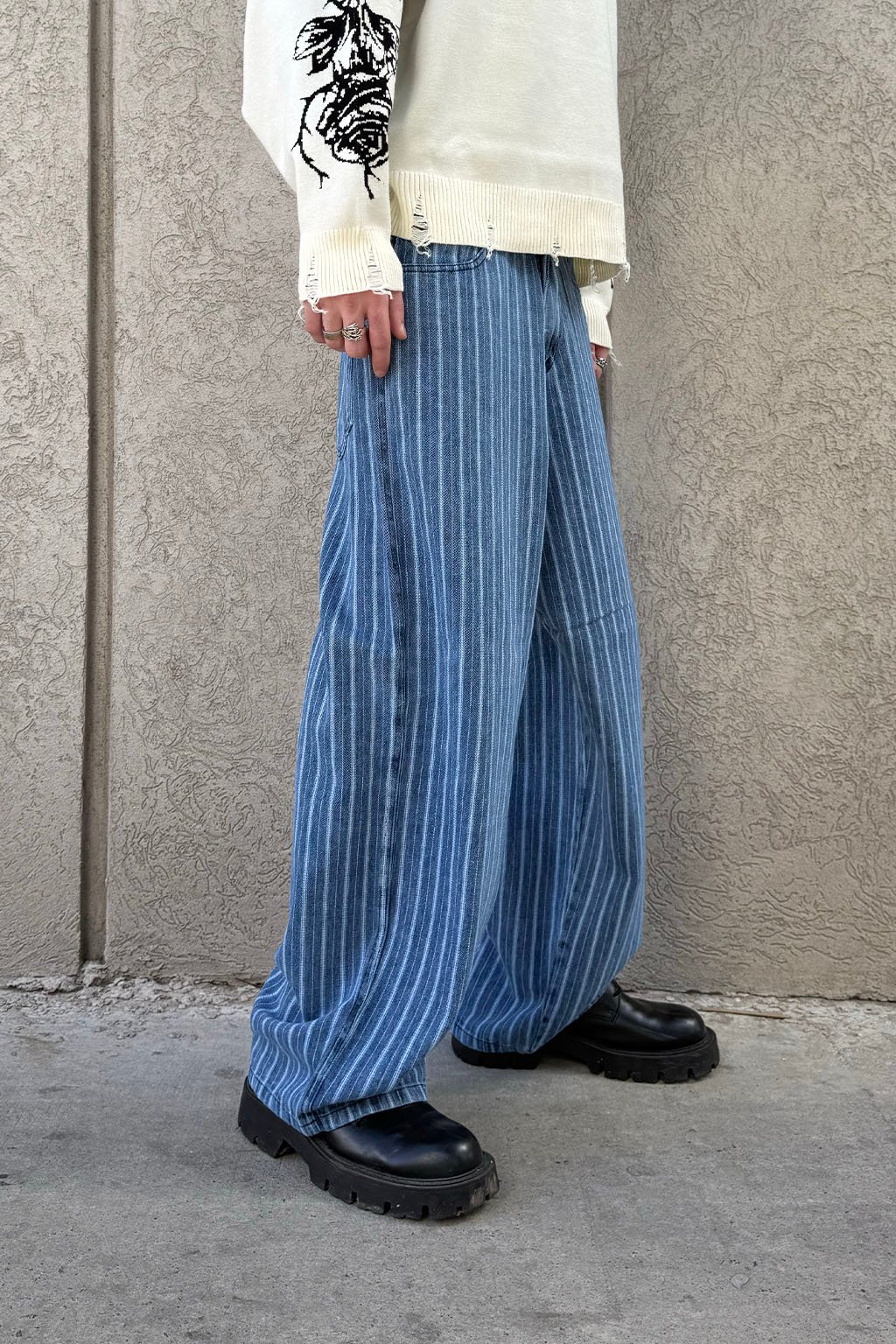 PATTERN - BAGGY PROMOCION CON DETALLES EN TELA