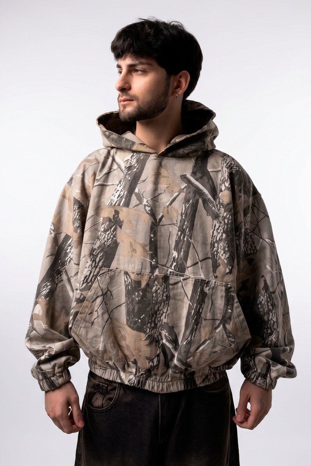 BOSQUE - HOODIE GABARDINA