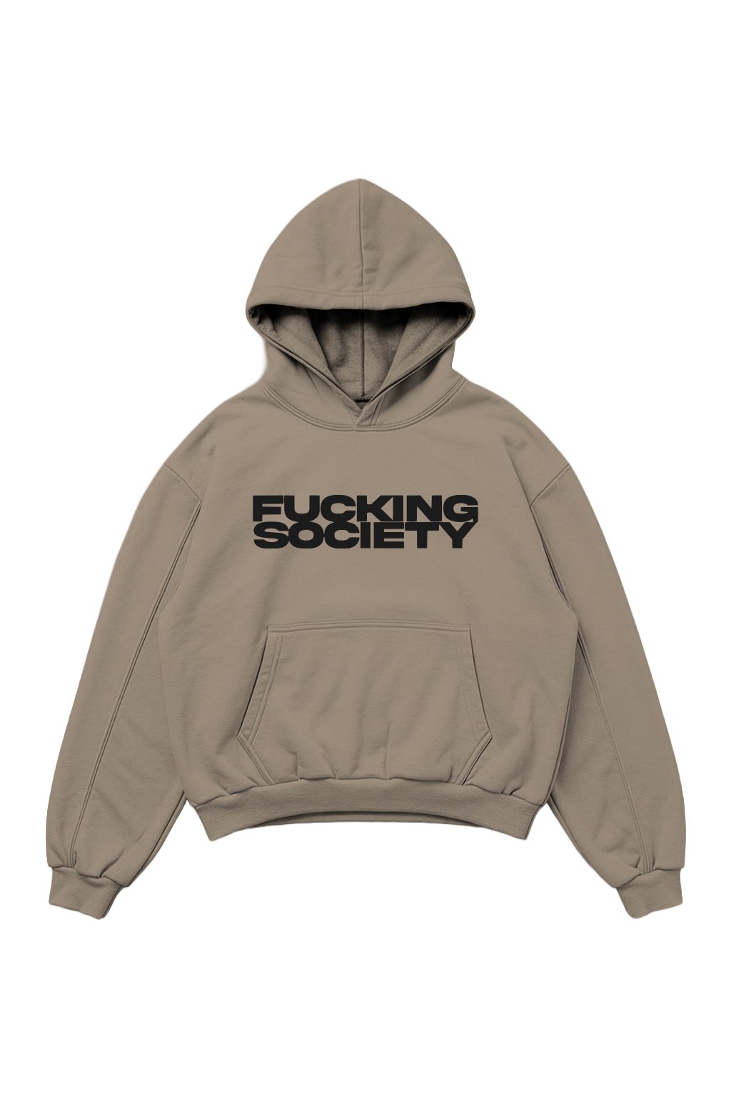 SOCIETY - HOODIE FRIZADO BOXY