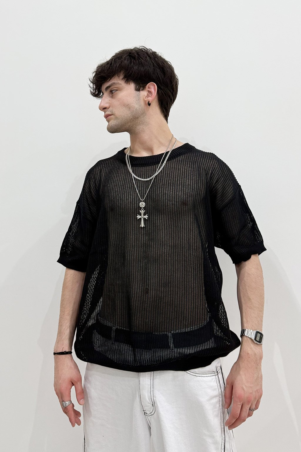 troy TROY - REMERA KNIT OVERSIZE