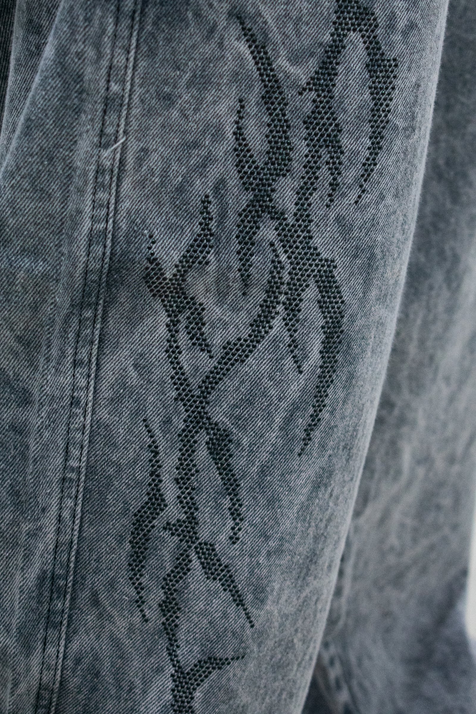 INVI - BAGGY CON STRASS