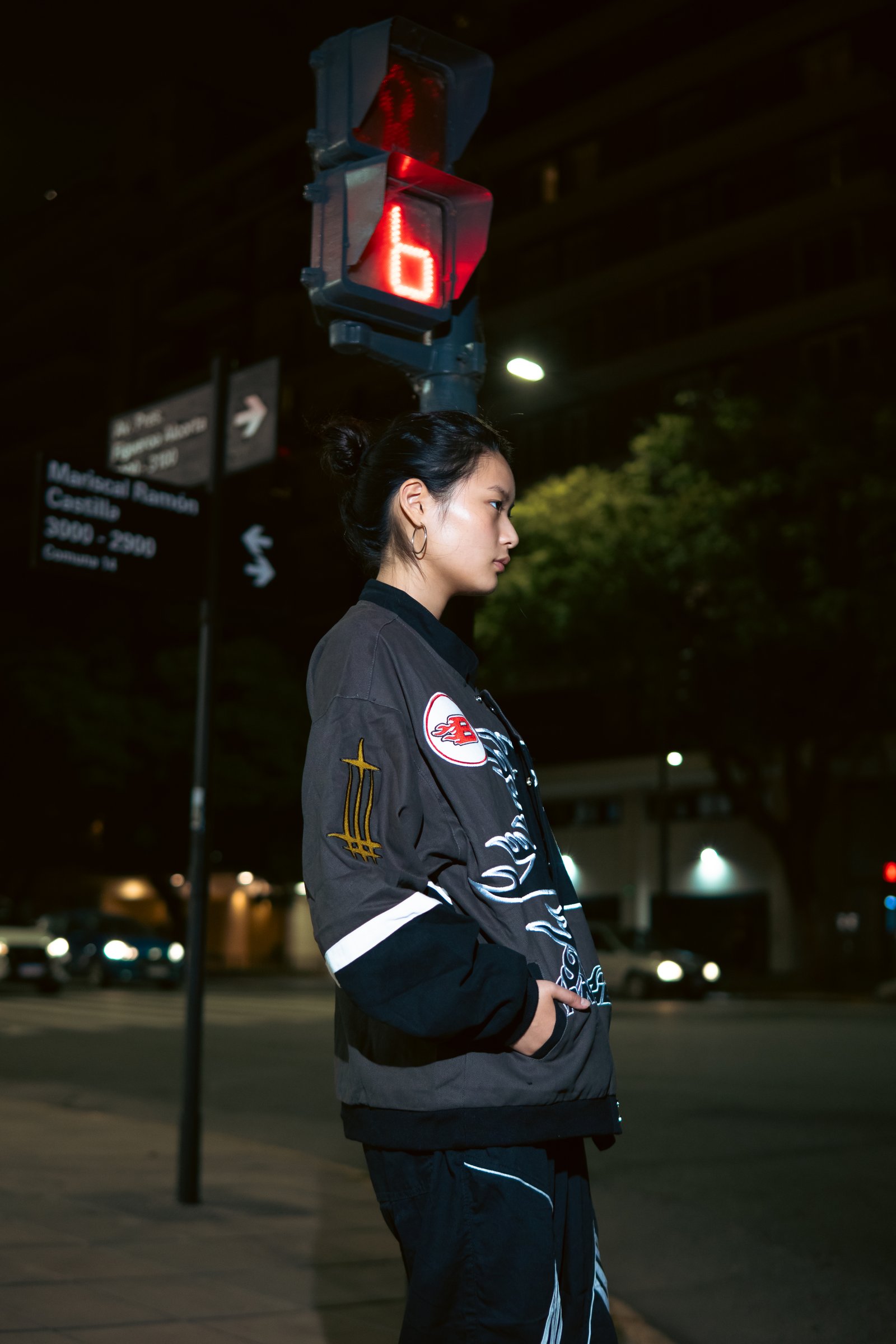STAR - CAMPERA GABARDINA BORDADA