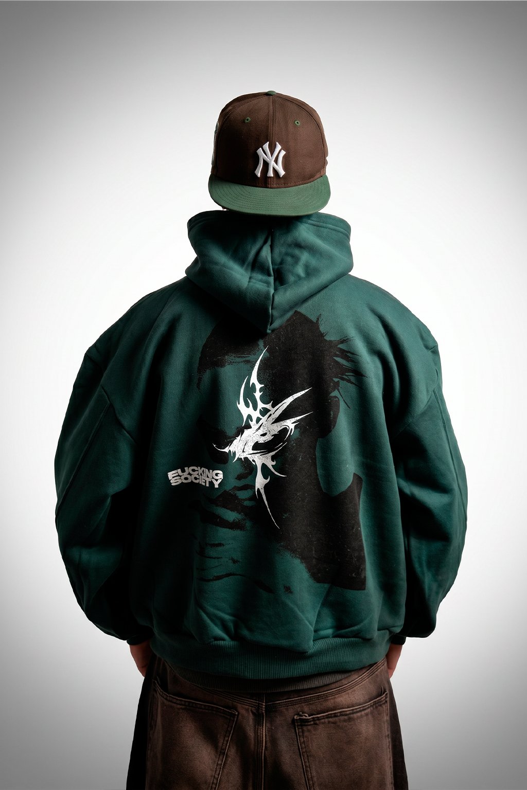 SOCIETY - HOODIE FRIZADO BOXY