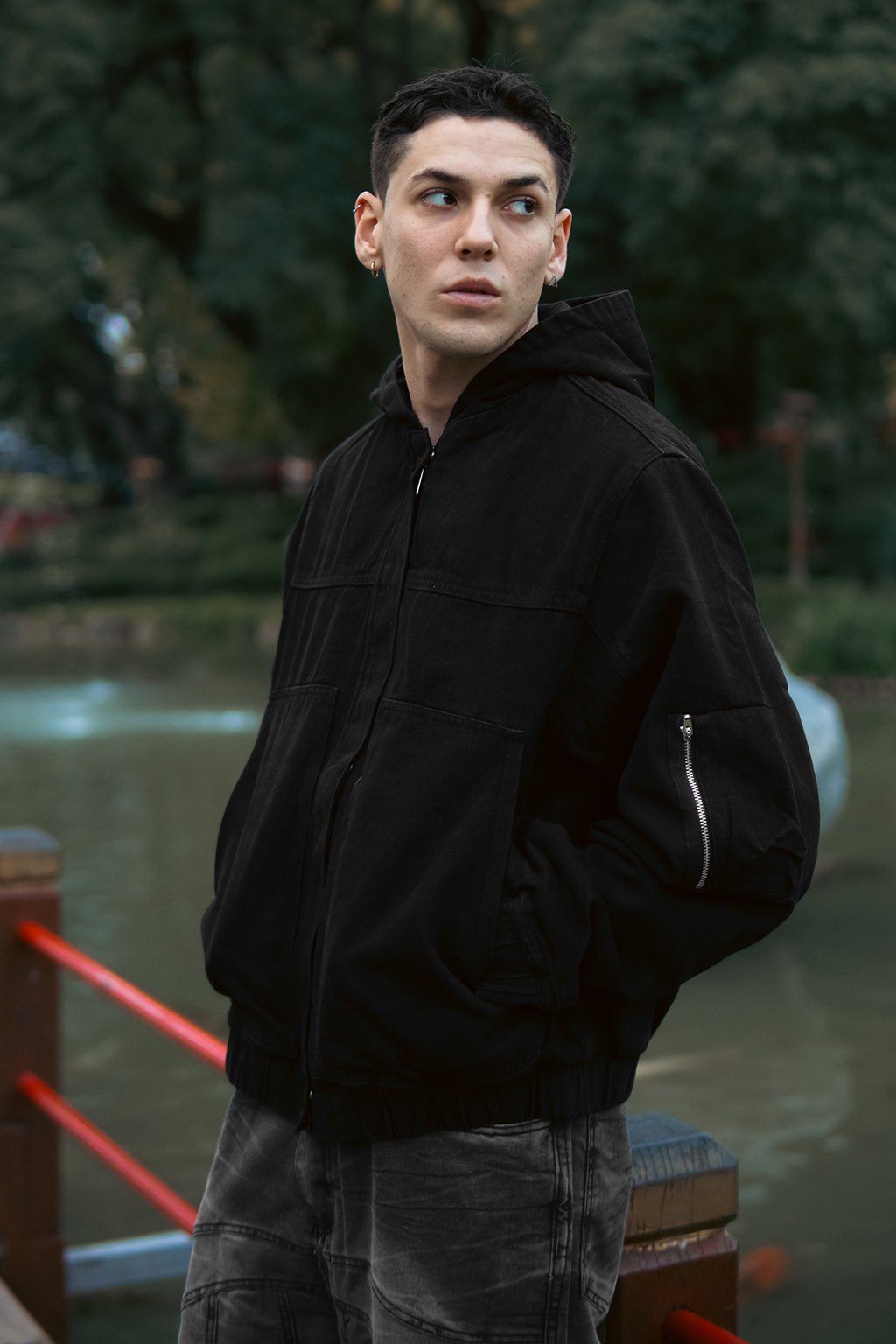 ZIP TOKYO NEGRO ADELANTE WLI-3-B- JAPAN BLACK