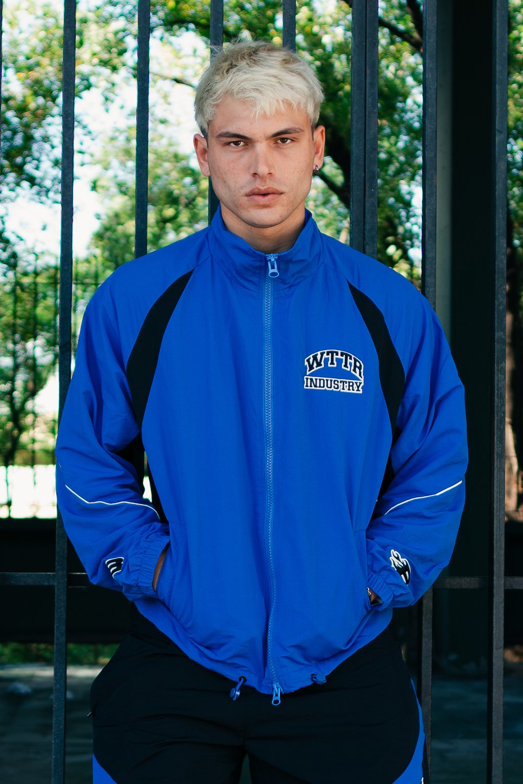 ZIP WTTR azul ADELANTE WLI-5-1- TRACK JACKET BASIC