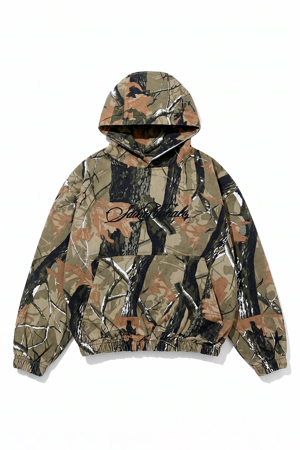 WOODS - HOODIE GABARDINA BORDADO