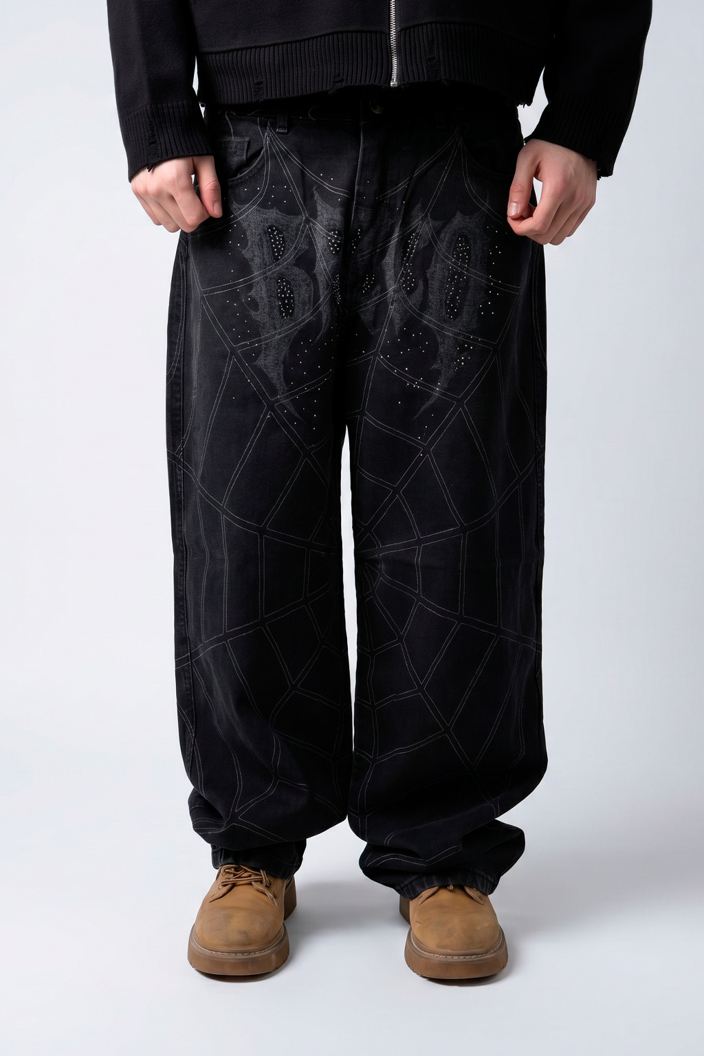 SAUL - BAGGY JEAN CON STRASS