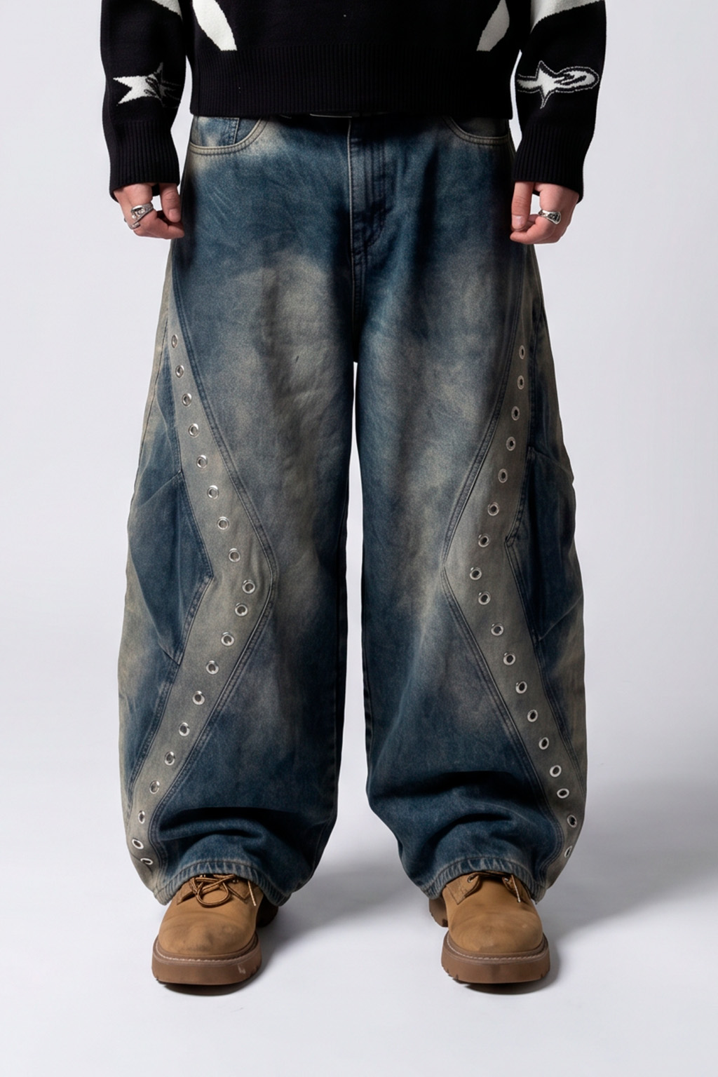 VAT - BAGGY CON STRASS