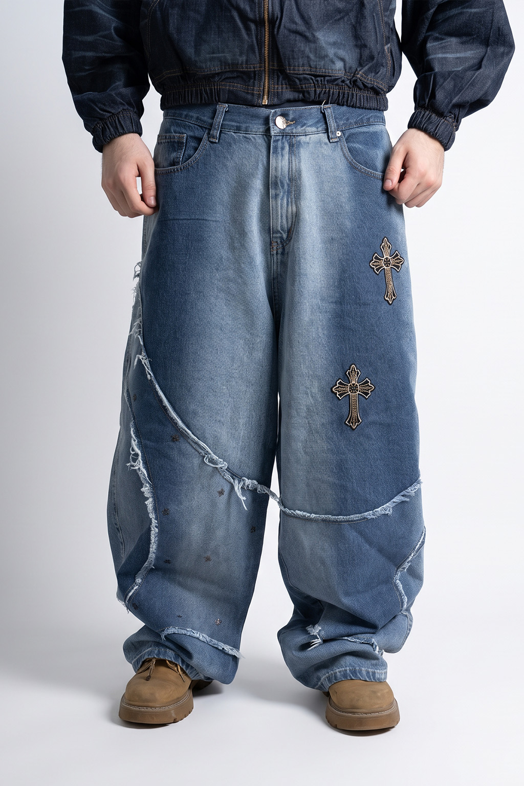 BULL - BAGGY CON STRASS