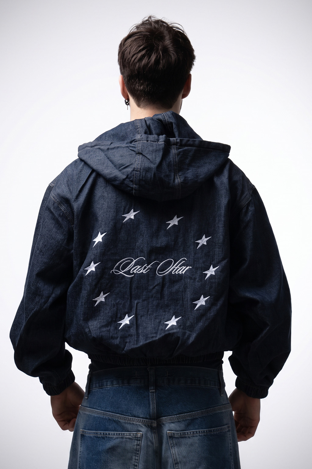 FIRST 2.0 - CAMPERA JEAN CON BORDADO