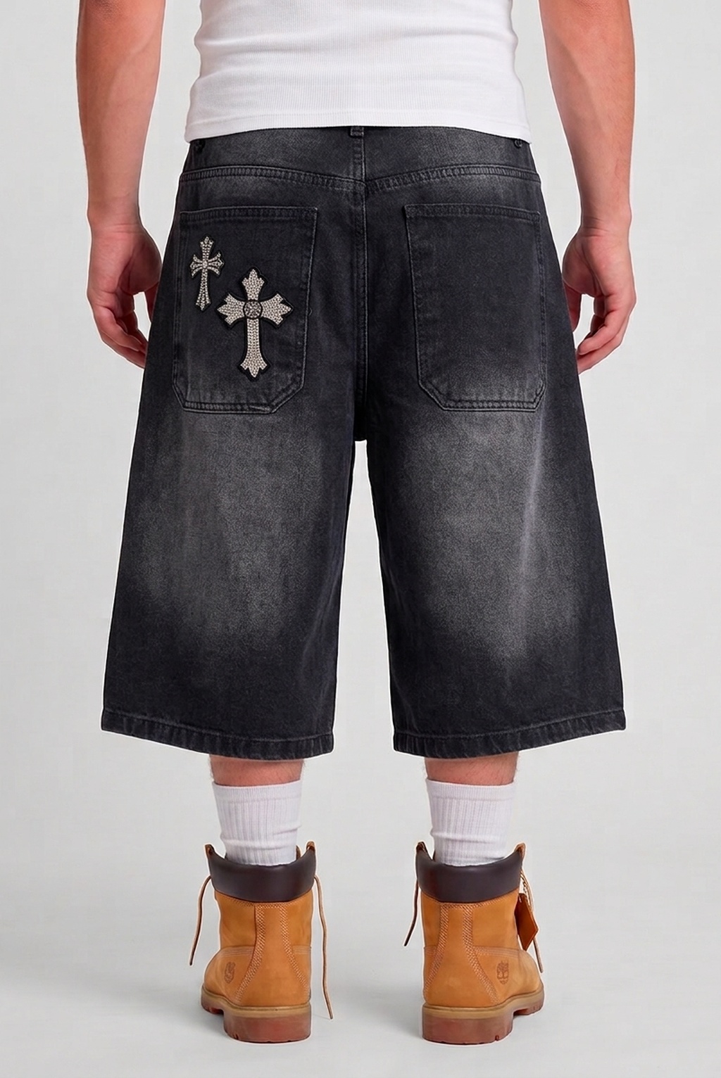 RAIN - BERMUDA JORT CON STRASS